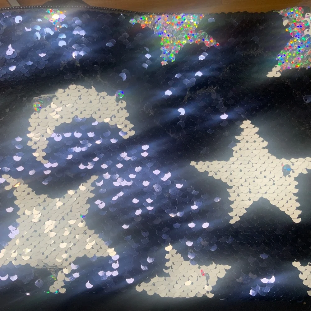 NWT Magic Sequin Star and Moon Pouch